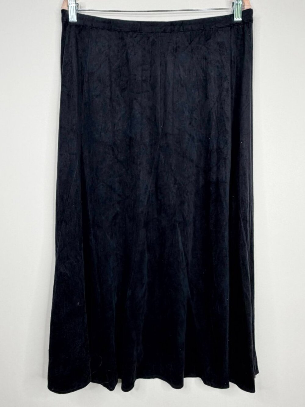 2/$30 Chico's Maxi A-Line Skirt Black 4 #A3366 - Picture 3 of 8